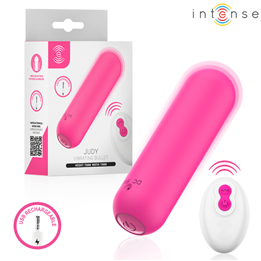 INTENSE - JUDY RECHARGEABLE VIBRATING BULLET WITH REMOTE CONTROL PINK - D-246282