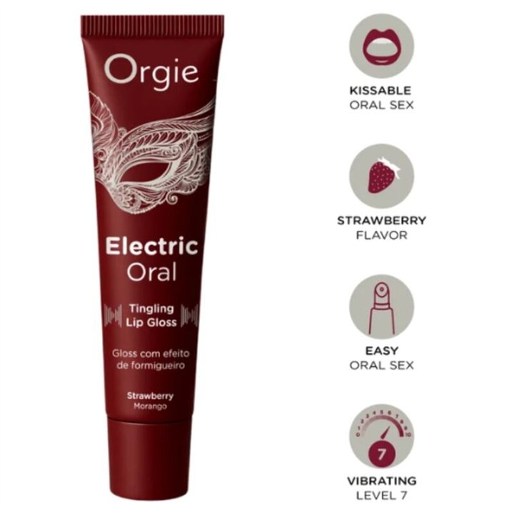 ORGIE - ELECTRIC ORAL TINGLING LIP GLOSS 15 ML - D-246752 - Teknashop Ltd