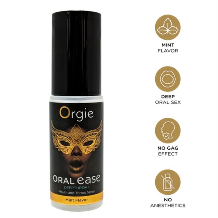 ORGIE - ORAL EASE MOUTH AND THROAT SPRAY MINT 50 ML - D-246769 - Teknashop Ltd