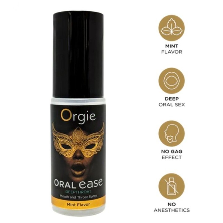 ORGIE - ORAL EASE MOUTH AND THROAT SPRAY MINT 50 ML - D-246769 - Teknashop Ltd
