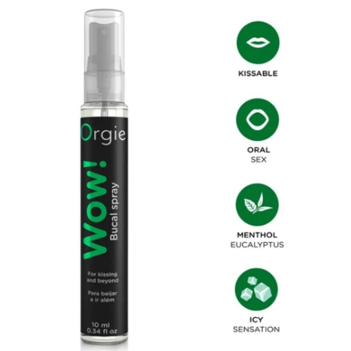 ORGIE - WOW! MENTHOL AND EUCALYPTUS BUCCAL SPRAY 10 ML - D-246771 - Teknashop Ltd