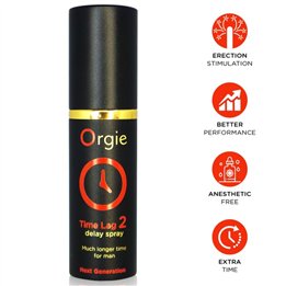 ORGIE - TIME LAG 2 DELAY SPRAY ANESTHETIC FREE 10 ML - D-246764 - Teknashop Ltd