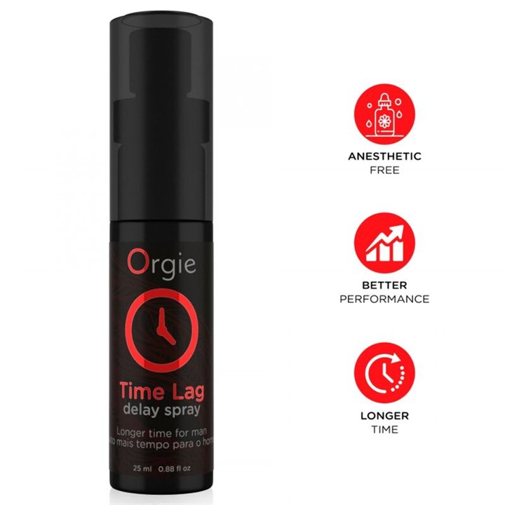 ORGIE - TIME LAG DELAY SPRAY ANESTHETIC FREE 25 ML - D-246765 - Teknashop Ltd