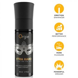 ORGIE - XTRA HARD AROUSAL AND ERECTION ENHANCER GEL 50 ML - D-246763 - Teknashop Ltd
