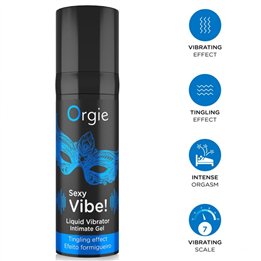 ORGIE - SEXY VIBE! LIQUID VIBRATOR 15 ML - D-246748 - Teknashop Ltd