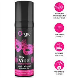 ORGIE - SEXY VIBE! INTENSE ORGASM MULTIPLE SENSATIONS INTIMATE GEL 15 ML - D-246750 - Teknashop Ltd