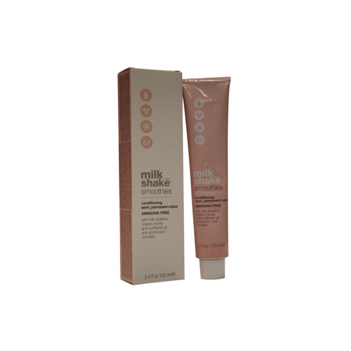 Milk Shake, Smoothies, Semi-Permanent Hair Dye, 6.81 Moka Ash Dark Blonde, 100 ml - Teknashop Ltd
