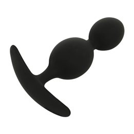 BLACK&SILVER - ORSON PLUG SILICONE 2 ANAL WAVES 9 CM - D-234773