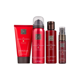Set Rituals: The Ritual Of Ayurveda, Shower Mousse, 50 ml + The Ritual Of Ayurveda, Nurture, Shower Oil, For Dry Skin, 75 ml + T