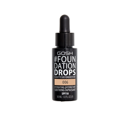 Gosh, Drops, Liquid Foundation, 006, Tawny, SPF 10, 30 ml - Teknashop Ltd