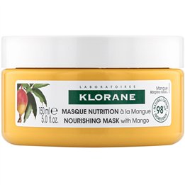 Klorane, Mango Butter Nutrition, Hair Treatment Cream Mask, For Nourishing, 150 ml - Teknashop Ltd