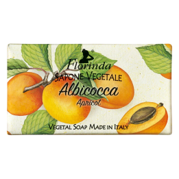 Florinda, Apricot, Vegan, Cleansing & Hydrating, Fruity, Scented Soap Bar, 100 g