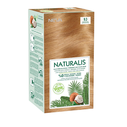 Neva, Naturalis, Permanent Hair Dye, 9.3 Light Golden Blond, 150 ml - Teknashop Ltd