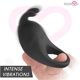 MORESSA - BRAD PREMIUM SILICONE RECHARGEABLE BLACK - D-213225