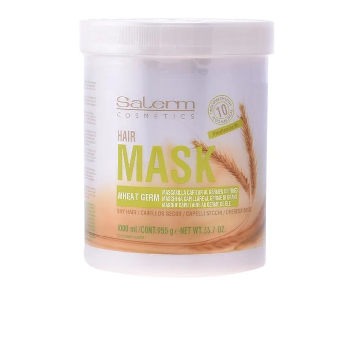 Salerm Cosmetics Wheat Germ Hair Mask 1000ml  - unisex - Teknashop Ltd