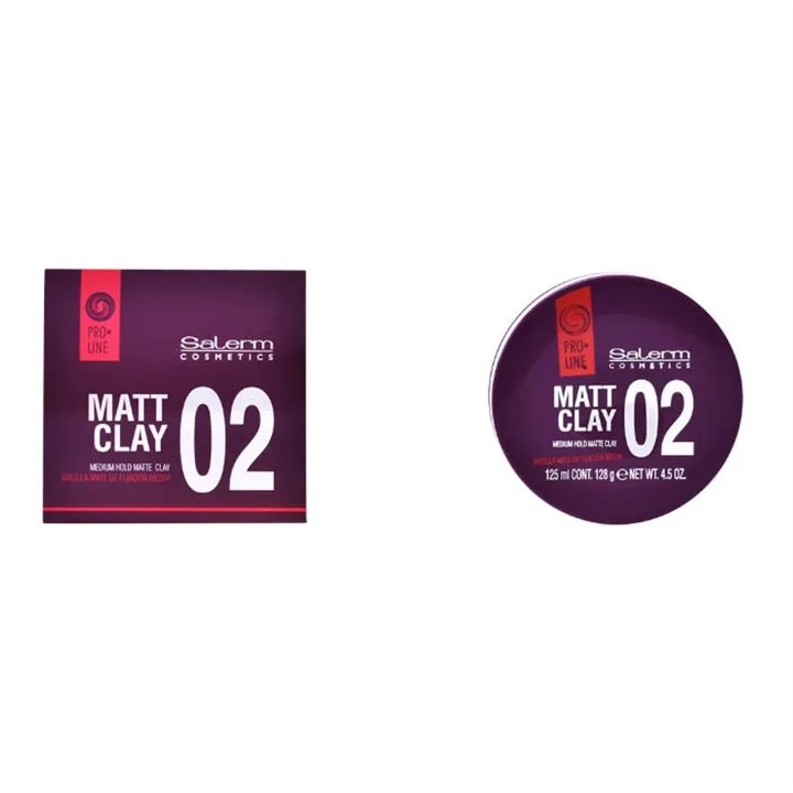 Salerm Cosmetics Matt Clay Medium Hold Matte Clay 125ml - unisex - Teknashop Ltd