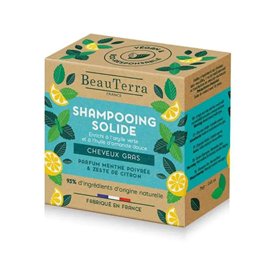 Beauterra Solide Champú De Menta y Cáscara De Limón 75g - unisex - Teknashop Ltd