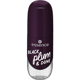 Essence, Gel Nail, Nail Polish, 84, Black Plum & Done, 8 ml
