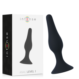 INTENSE - ANAL LEVEL 1 10.5CM BLACK - D-216042 - Teknashop Ltd
