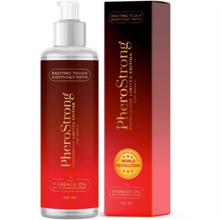 PHEROSTRONG - MASSAGE OIL LIMITED EDITION FOR WOMEN 100 ML - D-240081 - Teknashop Ltd