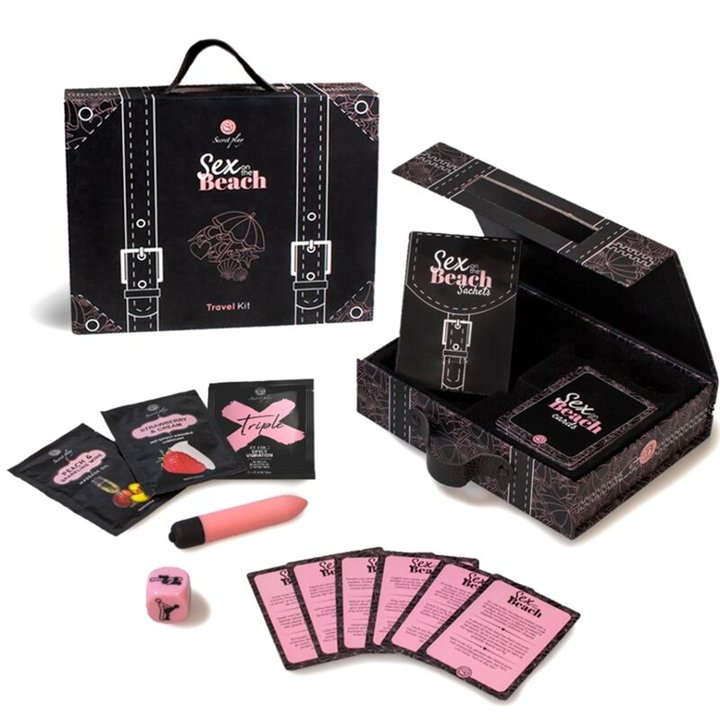 SECRETPLAY - SEX ON THE BEACH TRAVEL KIT (ES/EN/DE/FR/NL/PT) - D-229454 - Teknashop Ltd