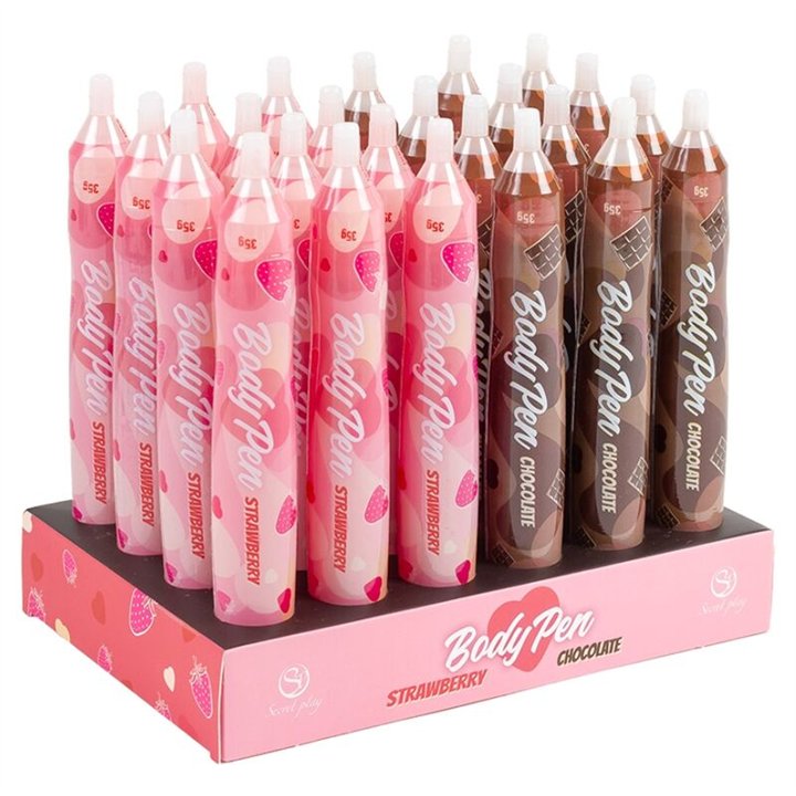 SECRET PLAY - BODY PEN DISPLAY 24 UNITS - D-240141 - Teknashop Ltd