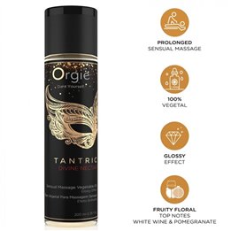 ORGIE - TANTRIC DIVINE NECTAR SENSUAL MASSAGE VEGETAL OIL 200 ML - D-246779 - Teknashop Ltd