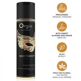 ORGIE - SEXY THERAPY THE SECRET SENSUAL MASSAGE OIL 200 ML - D-246782