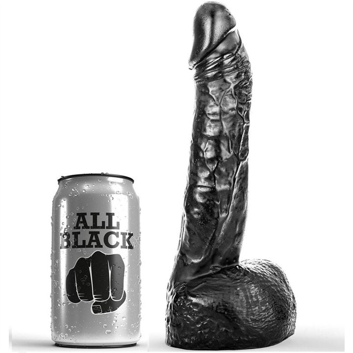 ALL BLACK - FISTING DILDO 20 CM - D-197909 - Teknashop Ltd