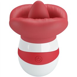 PRETTY LOVE - MINA TONGUE STIMULATOR LIGHT RED - D-238734
