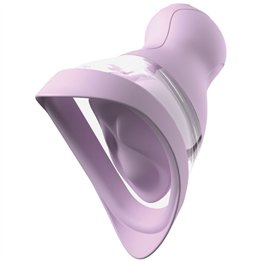 FANTASY FOR HER - VELOURA TOUCH PLEASURE PUMP INTIMATE PUMP WITH SUCTION AND VIBRATION PURPLE - D-246881