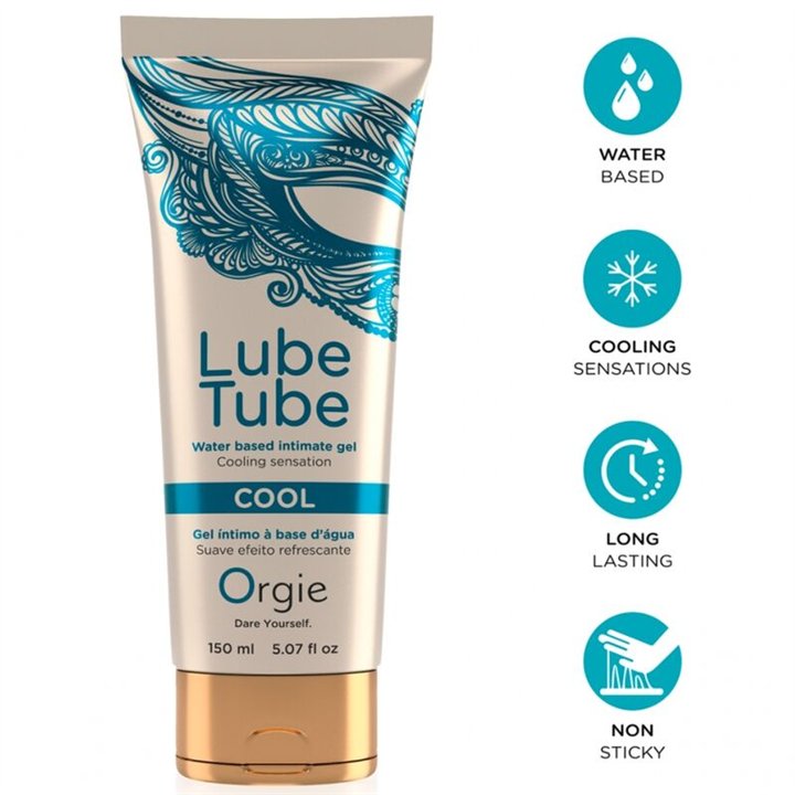 ORGIE - LUBE TUBE COOL COOLING WATER-BASED INTIMATE GEL 150 ML - D-246813 - Teknashop Ltd