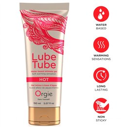 ORGIE - LUBE TUBE HOT WARMING WATER-BASED INTIMATE GEL 150 ML - D-246812