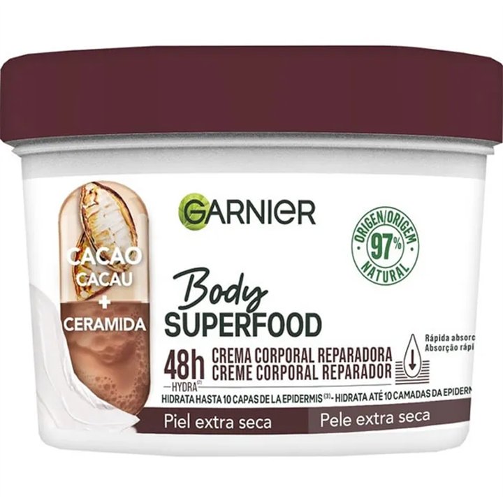 Garnier Body Superfood Cocoa Repair Body Cream 380ml - unisex - Teknashop Ltd