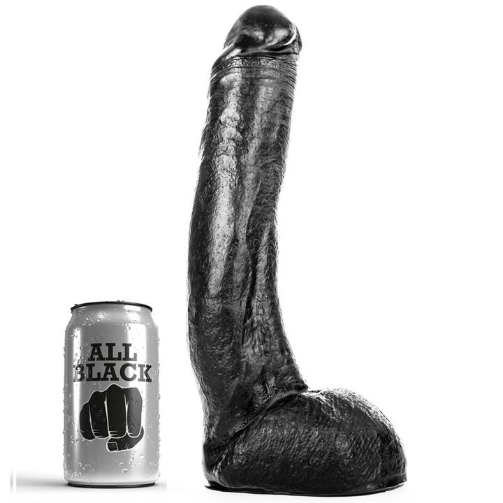 ALL BLACK - DONG 29 CM CURVADO - D-222812 - Teknashop Ltd