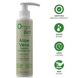 ORGIE - BIO ALOE VERA ORGANIC WATER-BASED INTIMATE GEL 100 ML - D-246833 - Teknashop Ltd