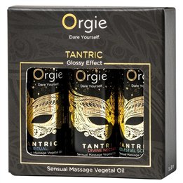ORGIE - TANTRIC MINI SIZE COLLECTION SENSUAL MASSAGE OILS 3 X 30 ML - D-246777