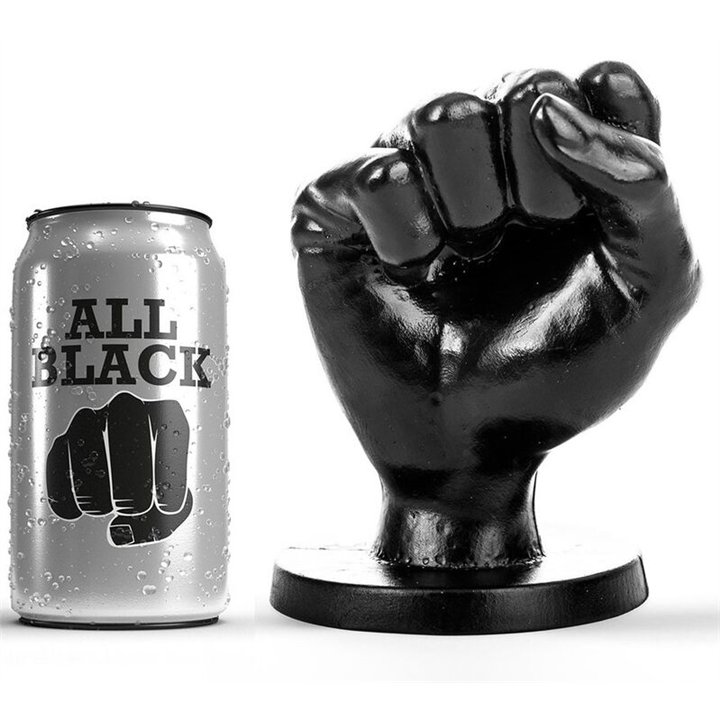 ALL BLACK - FIST ANAL 14 CM - D-221854 - Teknashop Ltd