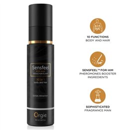 ORGIE - SENSFEEL FOR MAN SEDUCTION ELIXIR 10 IN 1 BODY AND HAIR 100 ML - D-246801 - Teknashop Ltd