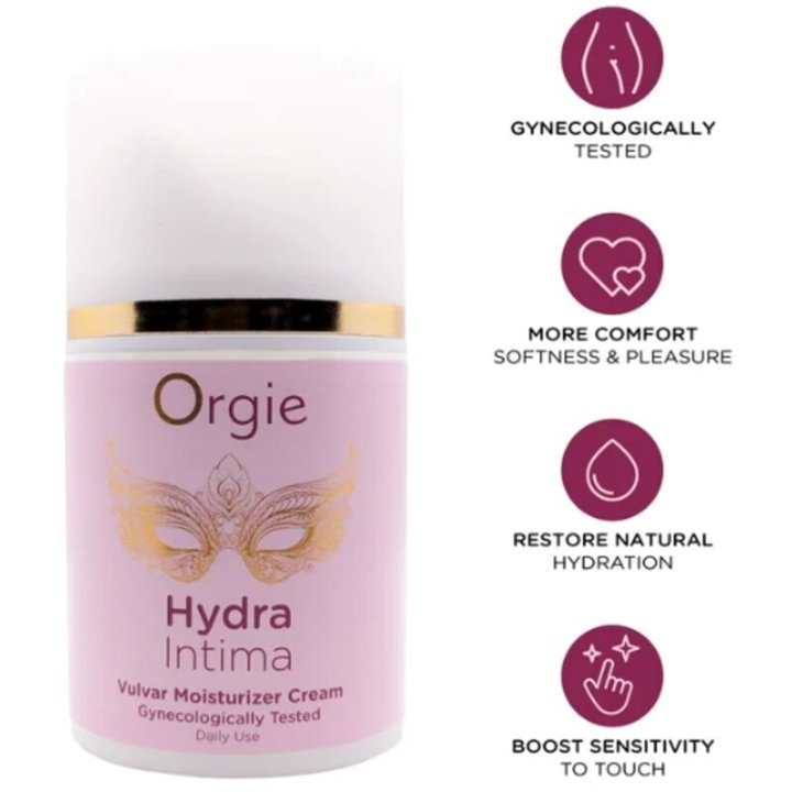 ORGIE - HYDRA INTIMA DAILY VULVAR MOISTURIZER CREAM 50 ML - D-246802 - Teknashop Ltd