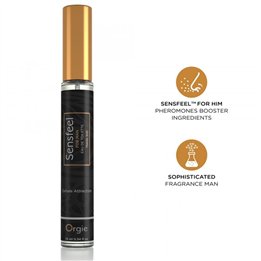 ORGIE - SENSFEEL EAU DE TOILETTE WITH PHEROMONE BOOSTER TRAVEL SIZE FOR MEN 10 ML - D-246797 - Teknashop Ltd