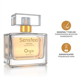 ORGIE - SENSFEEL FOR MAN PHEROMONE BOOSTER EAU DE TOILETTE 50 ML - D-246799 - Teknashop Ltd