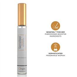 ORGIE - SENSFEEL EAU DE TOILETTE WITH PHEROMONE BOOSTER TRAVEL SIZE FOR WOMEN 10 ML - D-246796 - Teknashop Ltd