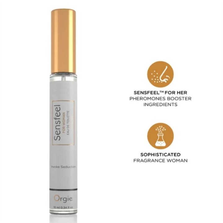 ORGIE - SENSFEEL EAU DE TOILETTE WITH PHEROMONE BOOSTER TRAVEL SIZE FOR WOMEN 10 ML - D-246796