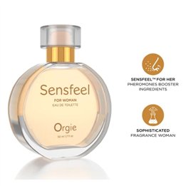 ORGIE - SENSFEEL FOR WOMAN PHEROMONE BOOSTER EAU DE TOILETTE 50 ML - D-246798