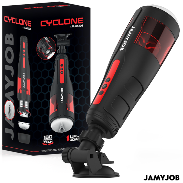 JAMYJOB - CYCLONE AUTOMATIC VAGINA MASTURBATOR 10 ROTATION AND THRUST MODES - D-241558