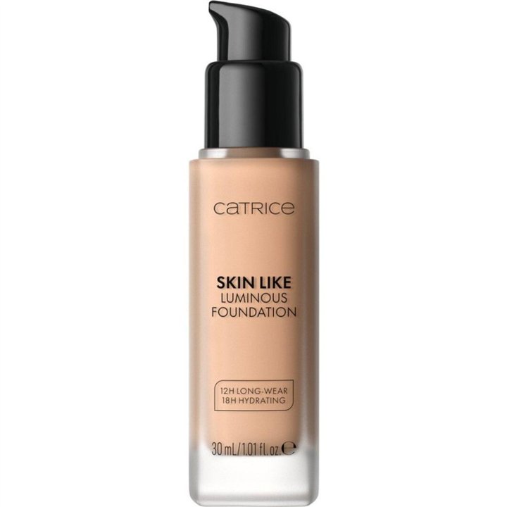 Catrice, Skin Like Luminous Foundation, Waterproof, Hydrating & Illuminating, Liquid Foundation, 020N, 30 ml - Teknashop Ltd