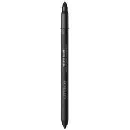 Catrice, Velvet Glide, Waterproof, Double-Ended, Matte, Gel Pencil Eyeliner, 010, Black Stone, 1.4 g