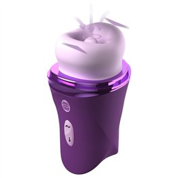 FANTASY FOR HER - LUSH KISS PLUSH PURPLE SUCTION & LICKING CLITORAL STIMULATOR - D-246317