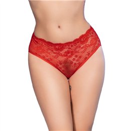 CHILIROSE - CR 4901 PANTIES RED M - D-246943 - Teknashop Ltd